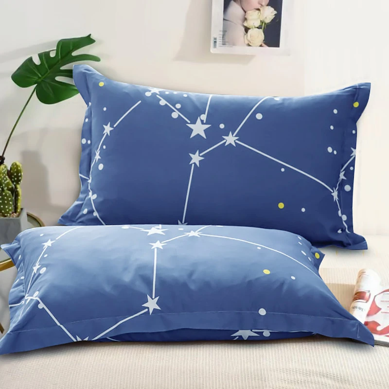 地摊网销货源枕套 信封式双人枕头套 仿棉枕套