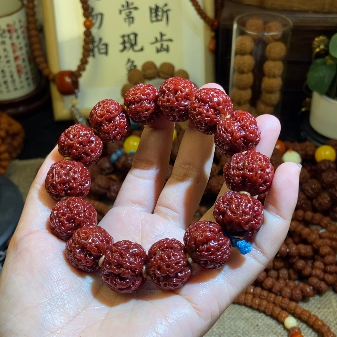 金刚菩提吊坠205玉化素深