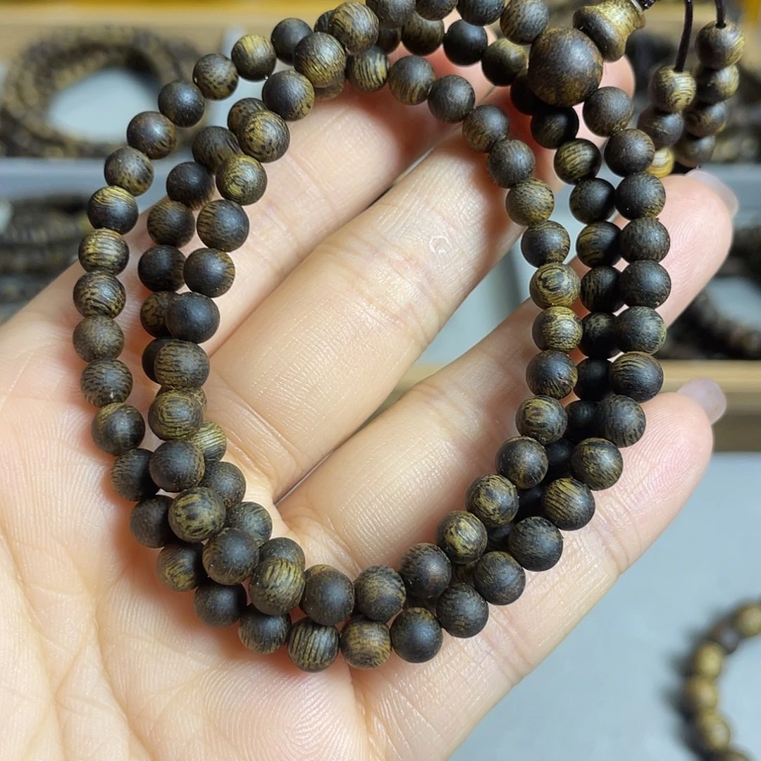 沉香碎屑沉香棋楠沉香老料三圈5mm花香韵