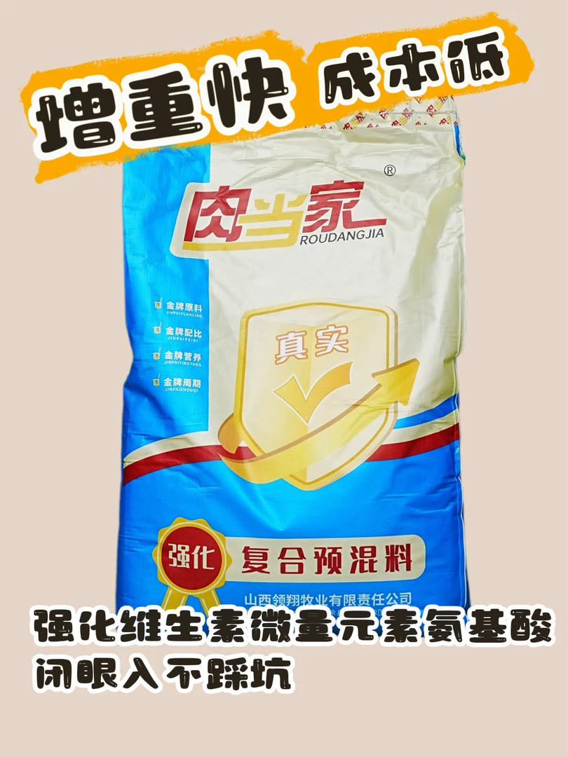 肉当家2%中大猪核心预混料1302
