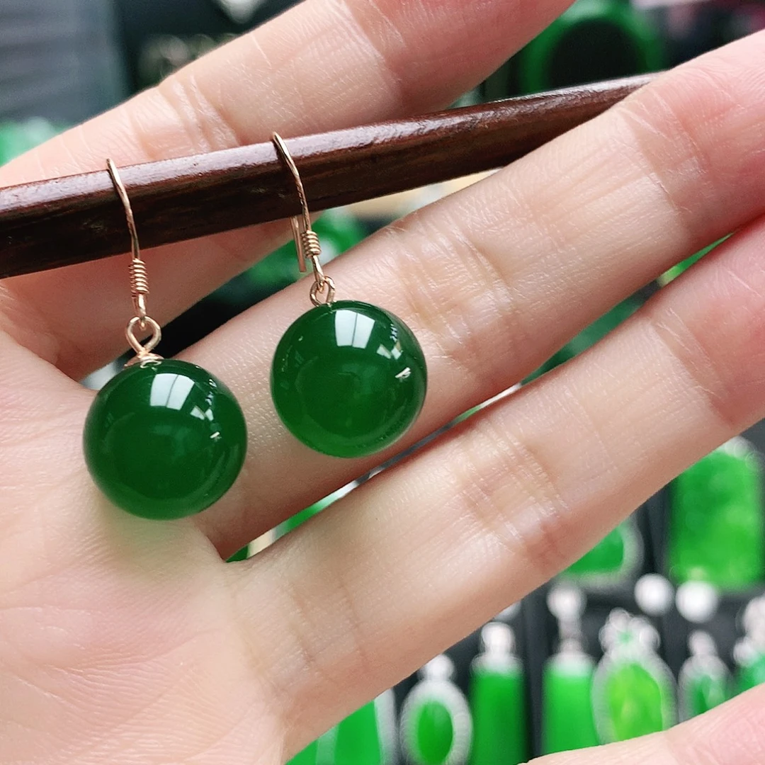 玛瑙/玉髓银S925镶嵌耳坠