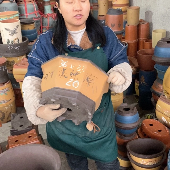 紫砂花盆紫砂花盆