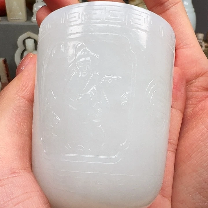 颈饰未镶嵌和田玉绍**盏