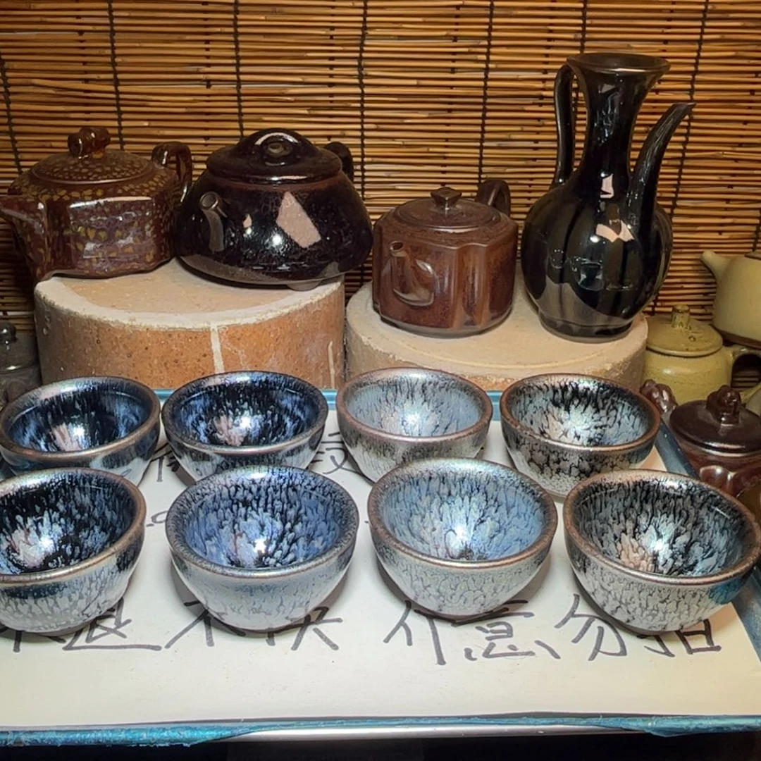 茶盏建窑建盏 微瑕作品