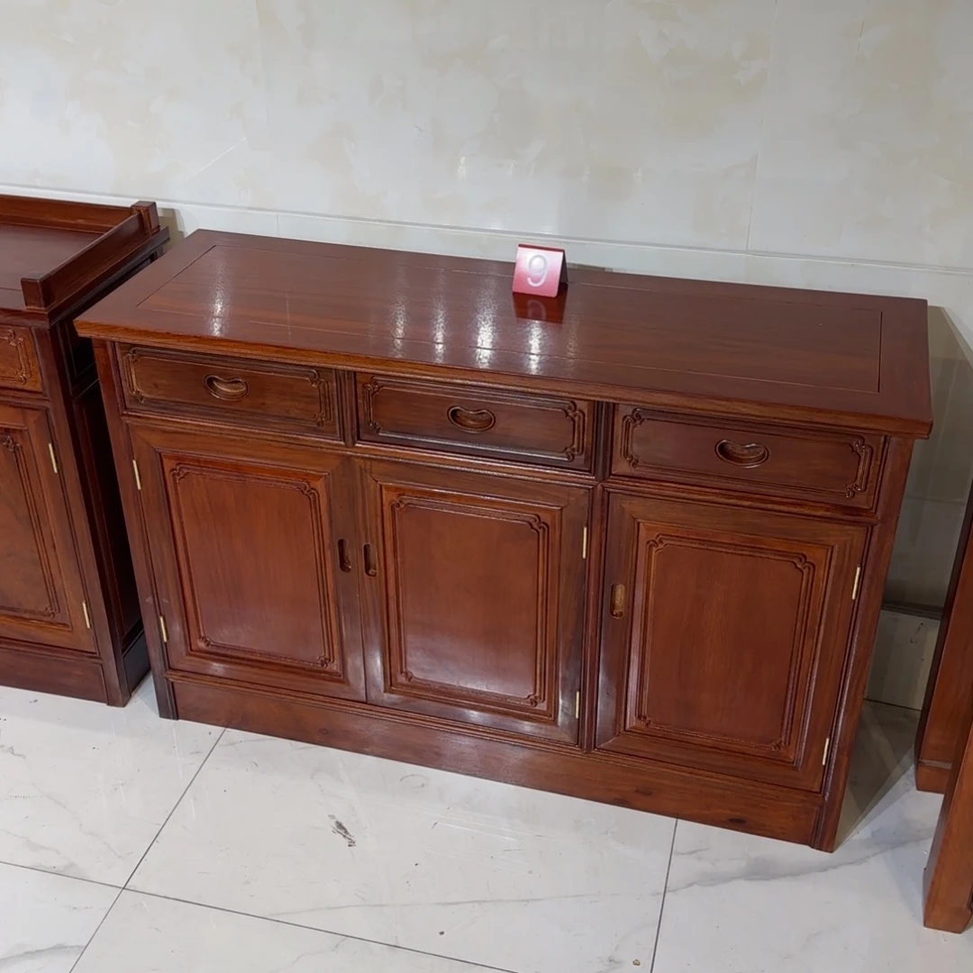 花梨木类成套家具刚果花梨120✖️40高78三门餐边柜