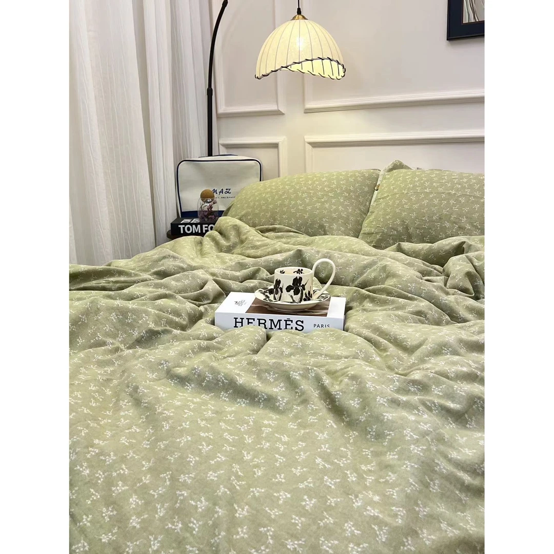 【林兰绿-单人夏被】凉感简约舒适轻奢床品