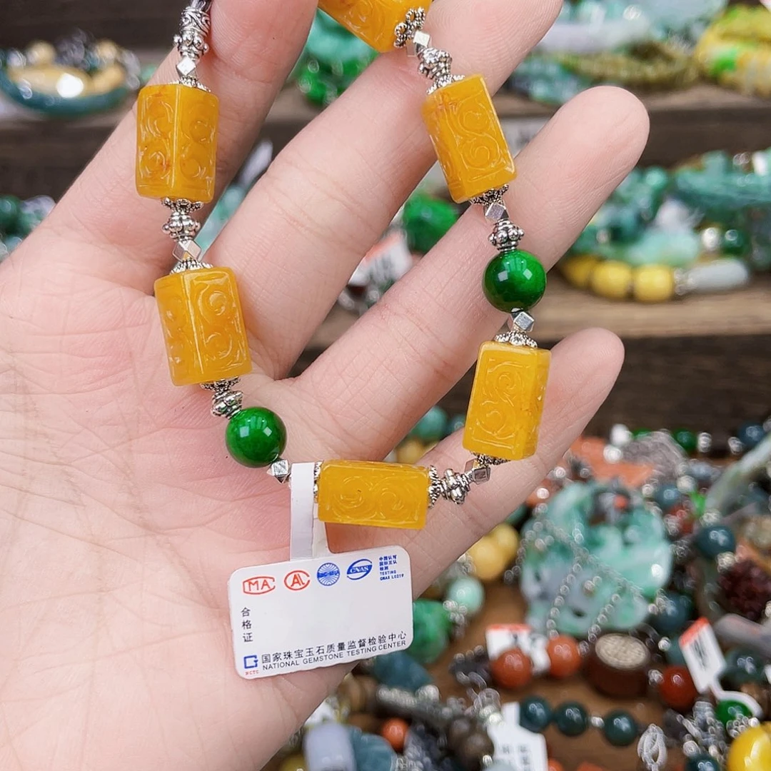 Ｄ***啊未镶嵌手链翡翠手链