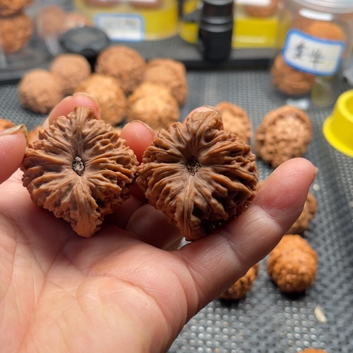 文玩核桃把件全品逐鹿南疆石45