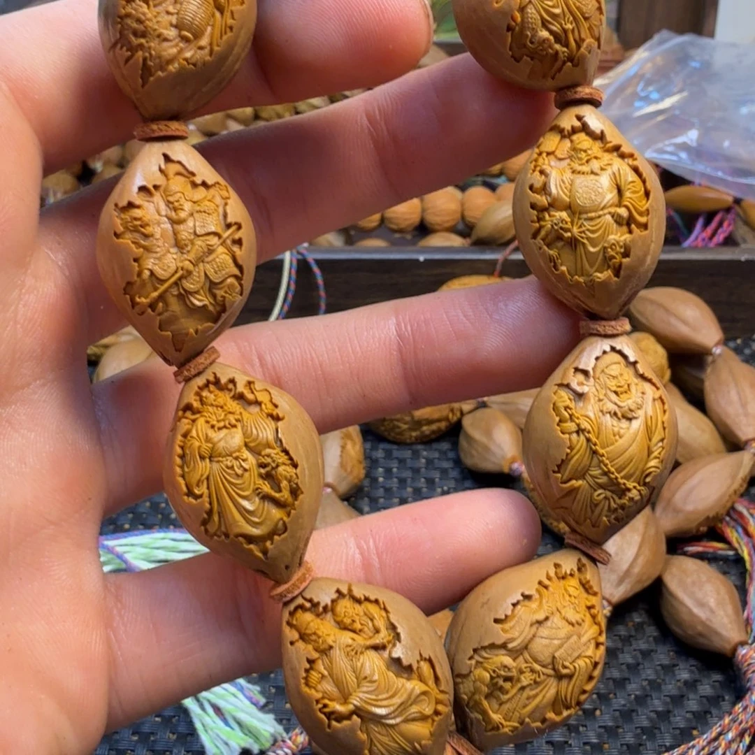 手串/手链橄榄核浮雕钟馗