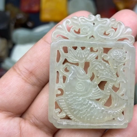 蛇纹石玉未镶嵌颈饰33