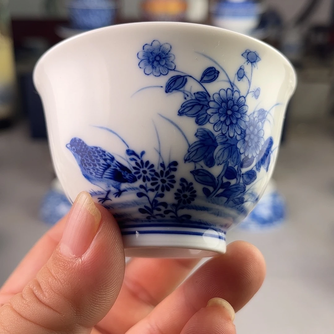 陶顾老师青花主人杯