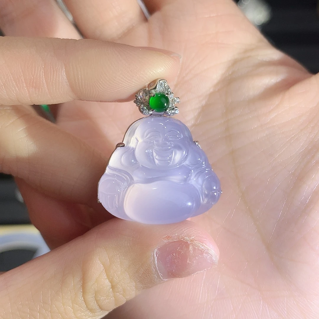 玛瑙/玉髓颈饰银S925镶嵌不****财