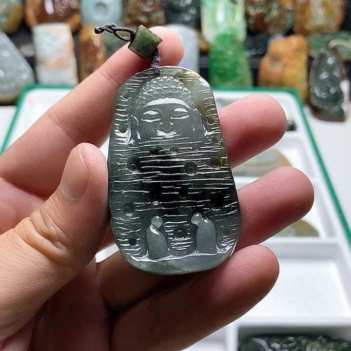 翡翠未镶嵌颈饰翡翠a货
