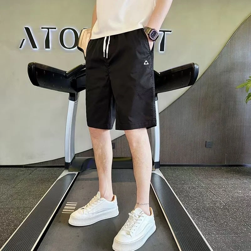 薄款夏季夏季男士复古直筒短裤短裤潮流韩版透气百搭