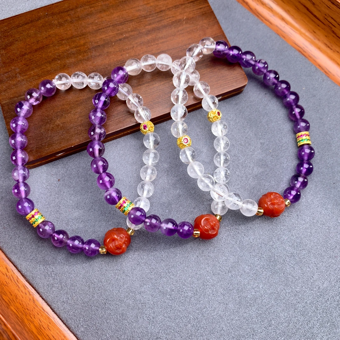 刘思懿月末清货天然水晶手串@多样性发一件@621166