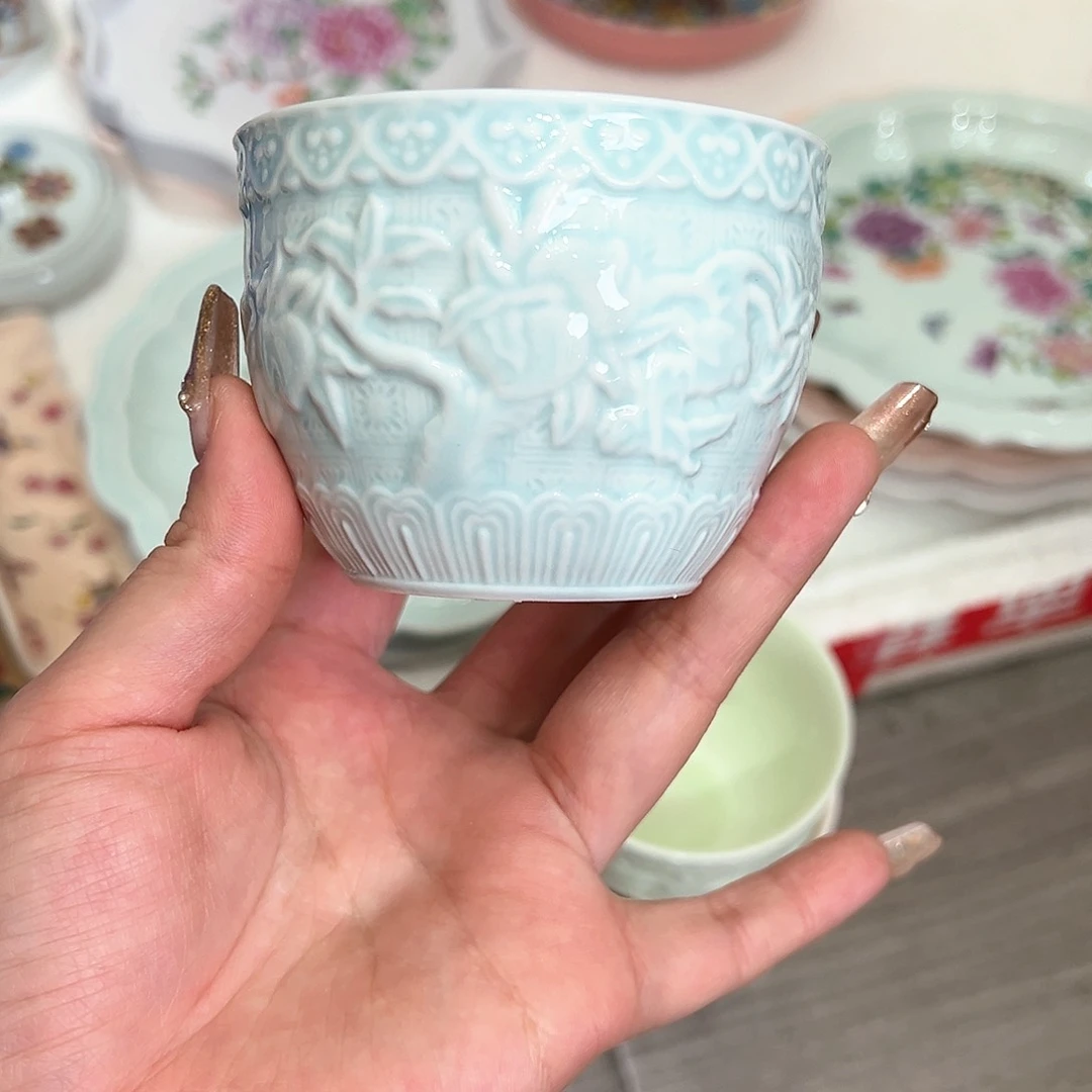 微瑕微瑕景德镇陶瓷桃