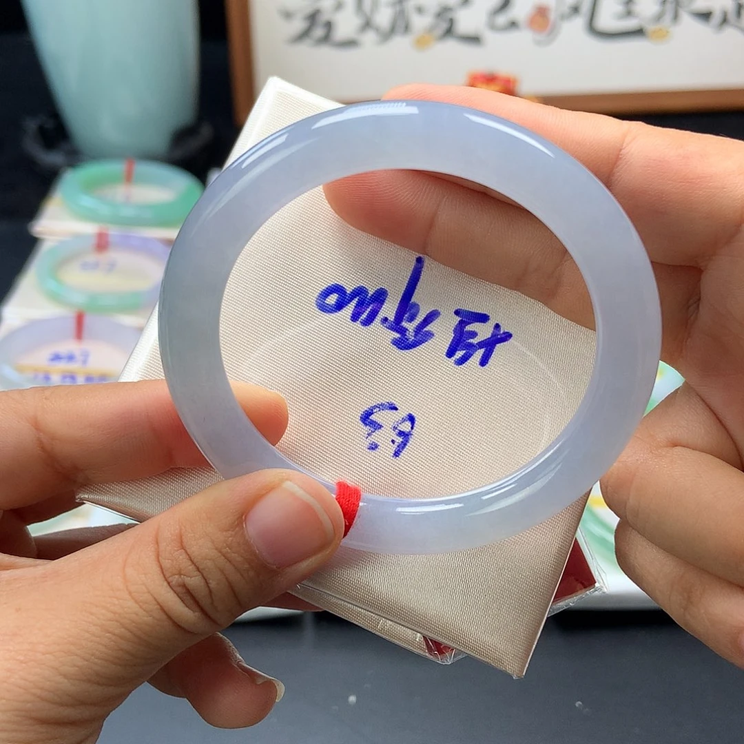 翡翠未镶嵌手镯24号