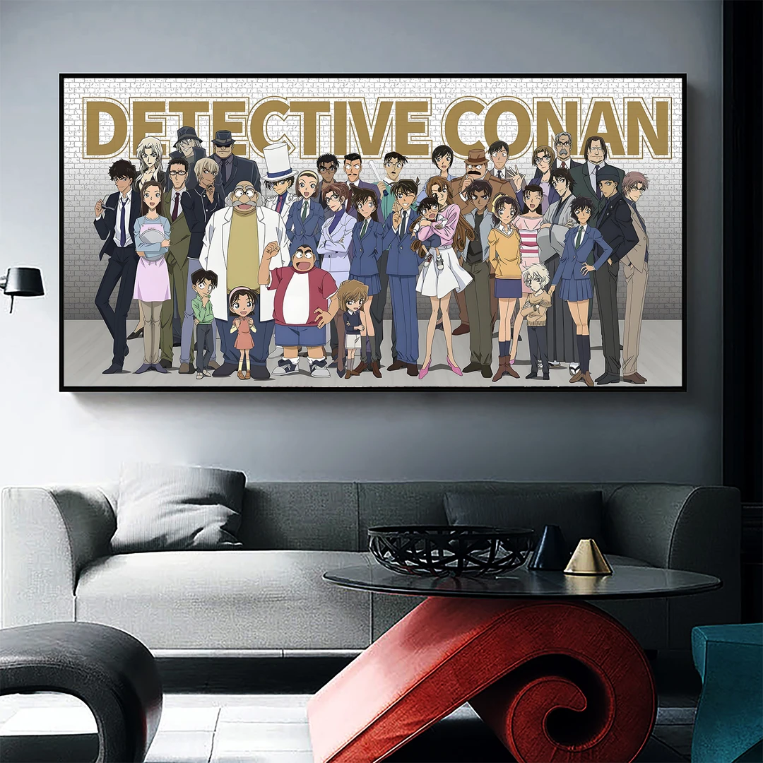 柯南 100*50厘米 铝合金晶瓷画