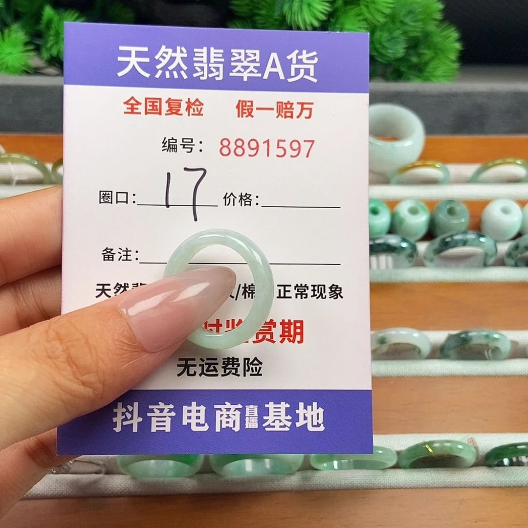 N***仙翡翠戒圈未镶嵌1597.......