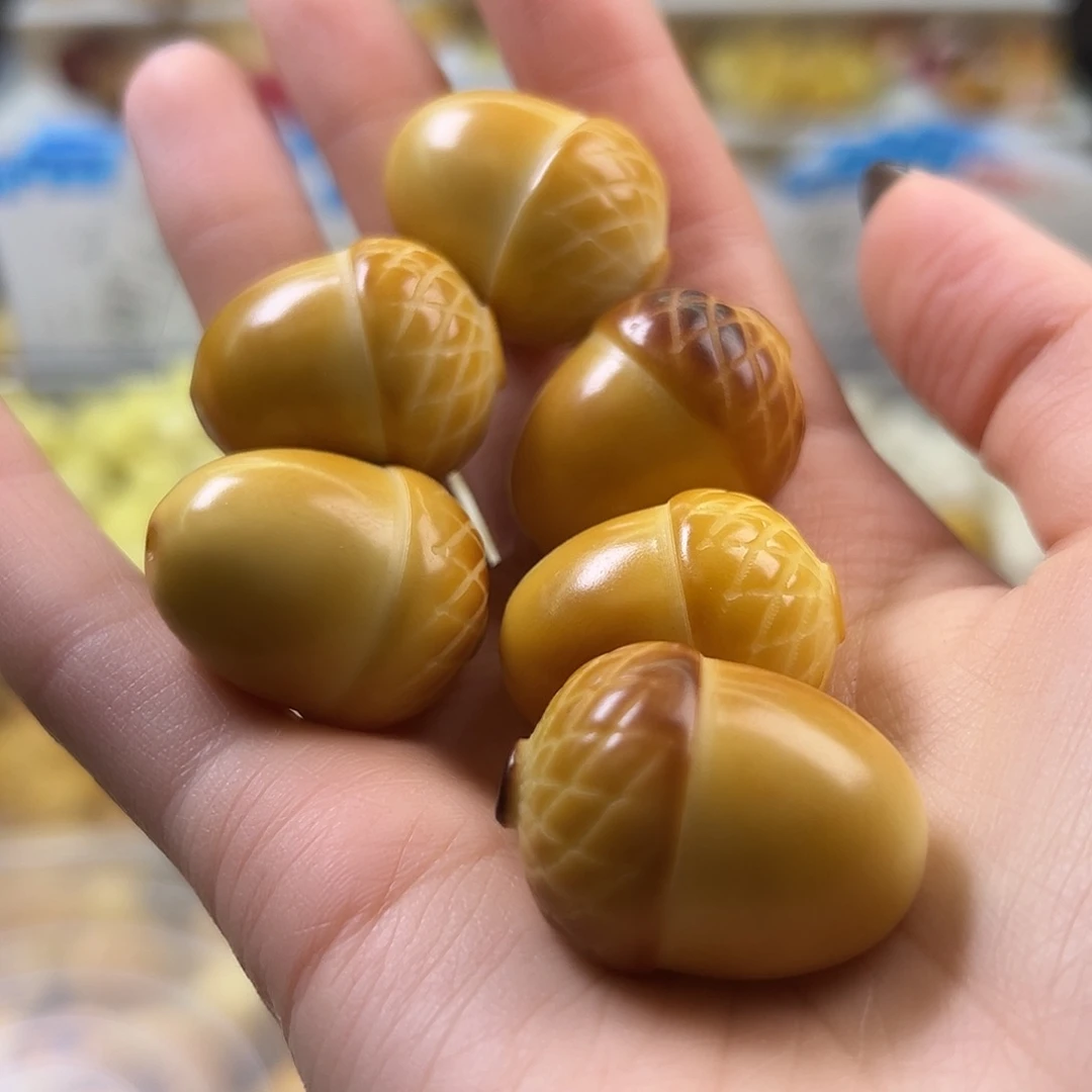 菩提根/象牙果吊坠全品炭烤大松果10颗