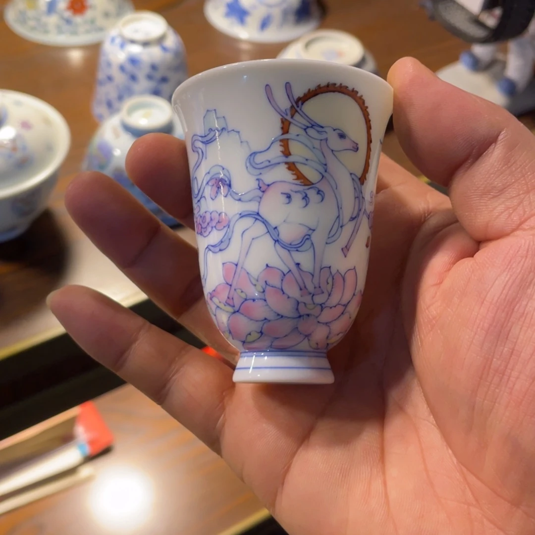 李***干景德镇手工手绘茶器