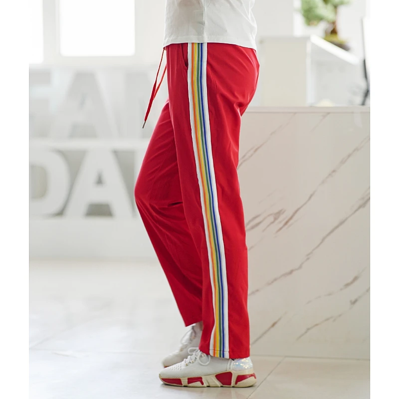 女曳步舞蹈裤子春秋新款休闲健身透气春夏跑步运动裤K3381-2