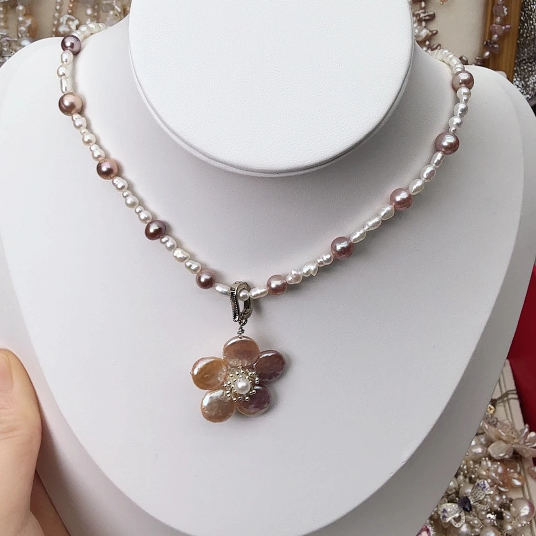 颈饰未镶嵌淡水珍珠