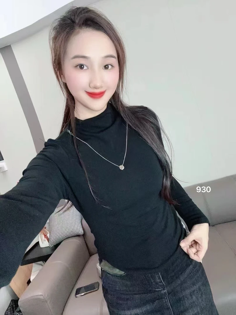 半高领打底衫女内搭毛衣秋冬2025年新款气质感上衣修身长袖针织衫