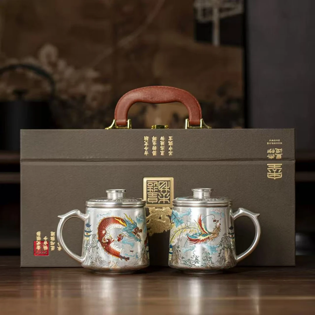 周鸿杰-办公杯（对杯-龙凤）-礼盒装 6361-0001