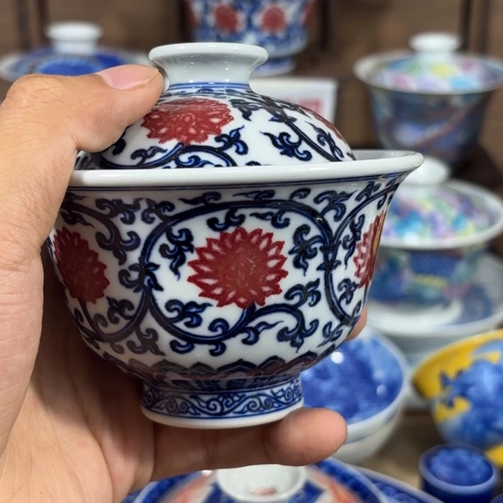 阳***可景德镇手工手绘陶瓷