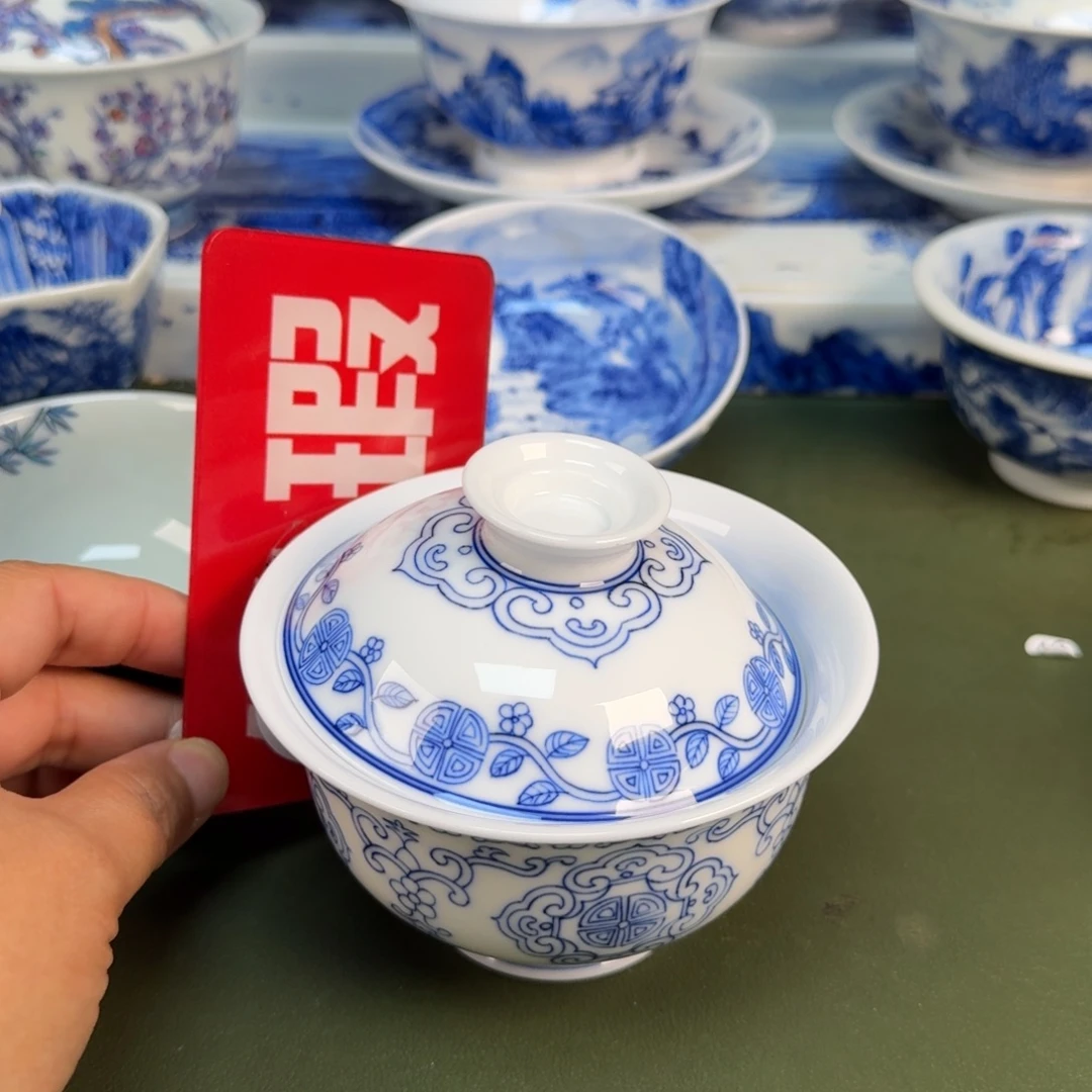 景德镇纯手绘茶具圆圆255