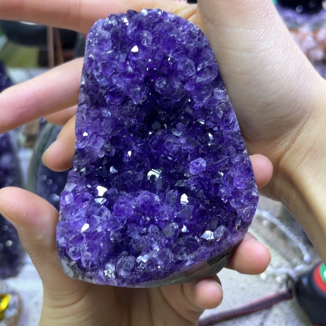 紫晶摆件未镶嵌紫水晶