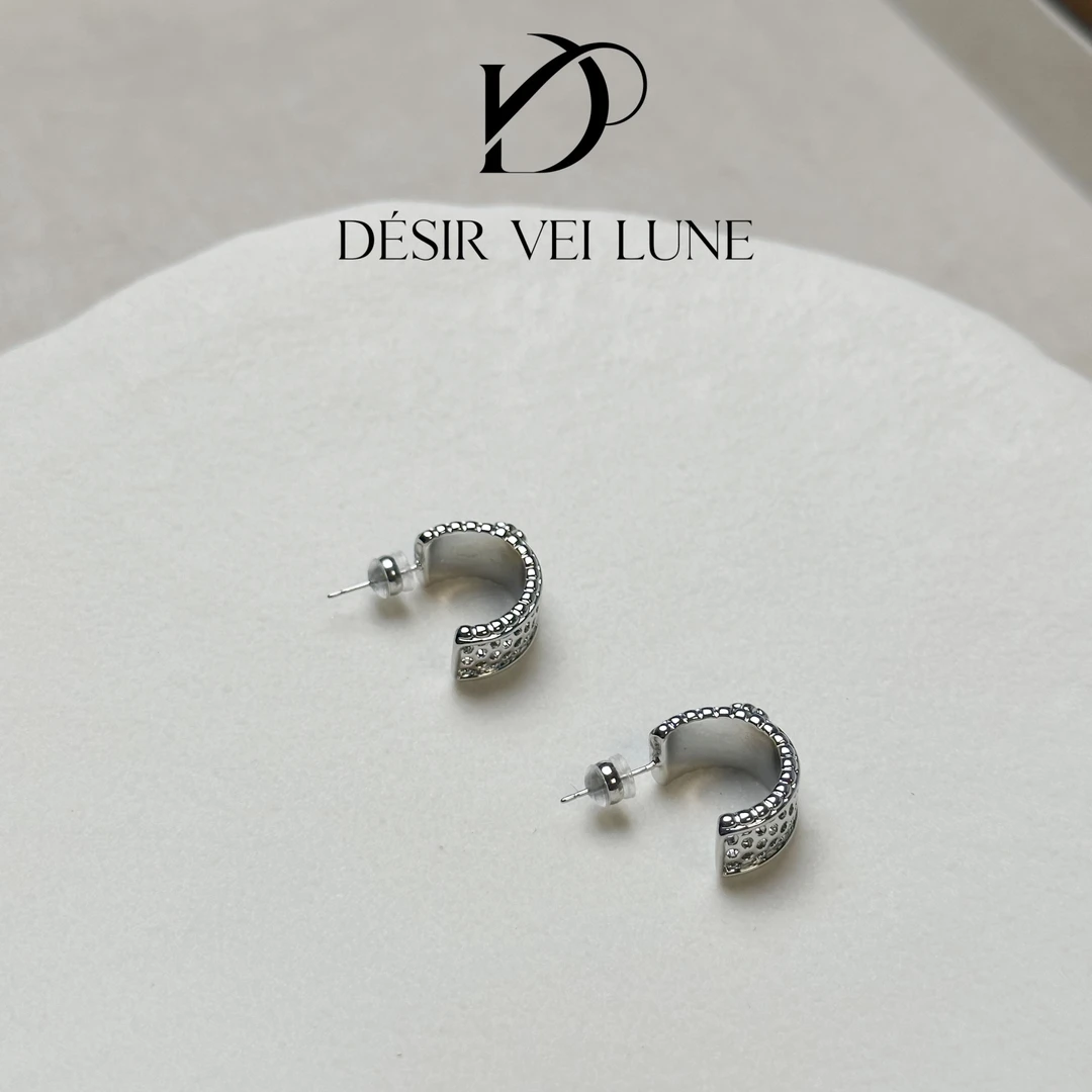 铜合金合成锆石耳饰 耳钉6162百搭复古