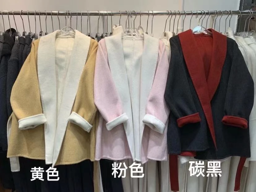 新款拼色厚款外套1352