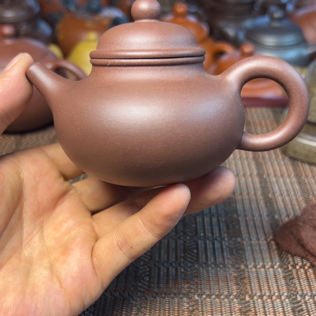 紫砂茶壶宜兴原矿紫砂壶160毫升容量