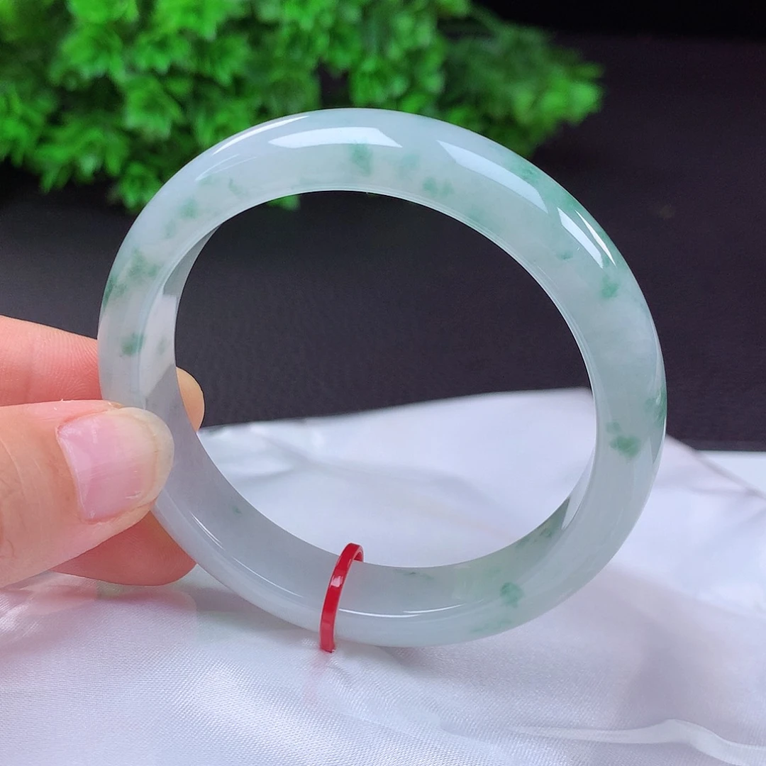 翡翠手镯未镶嵌56圈口431816