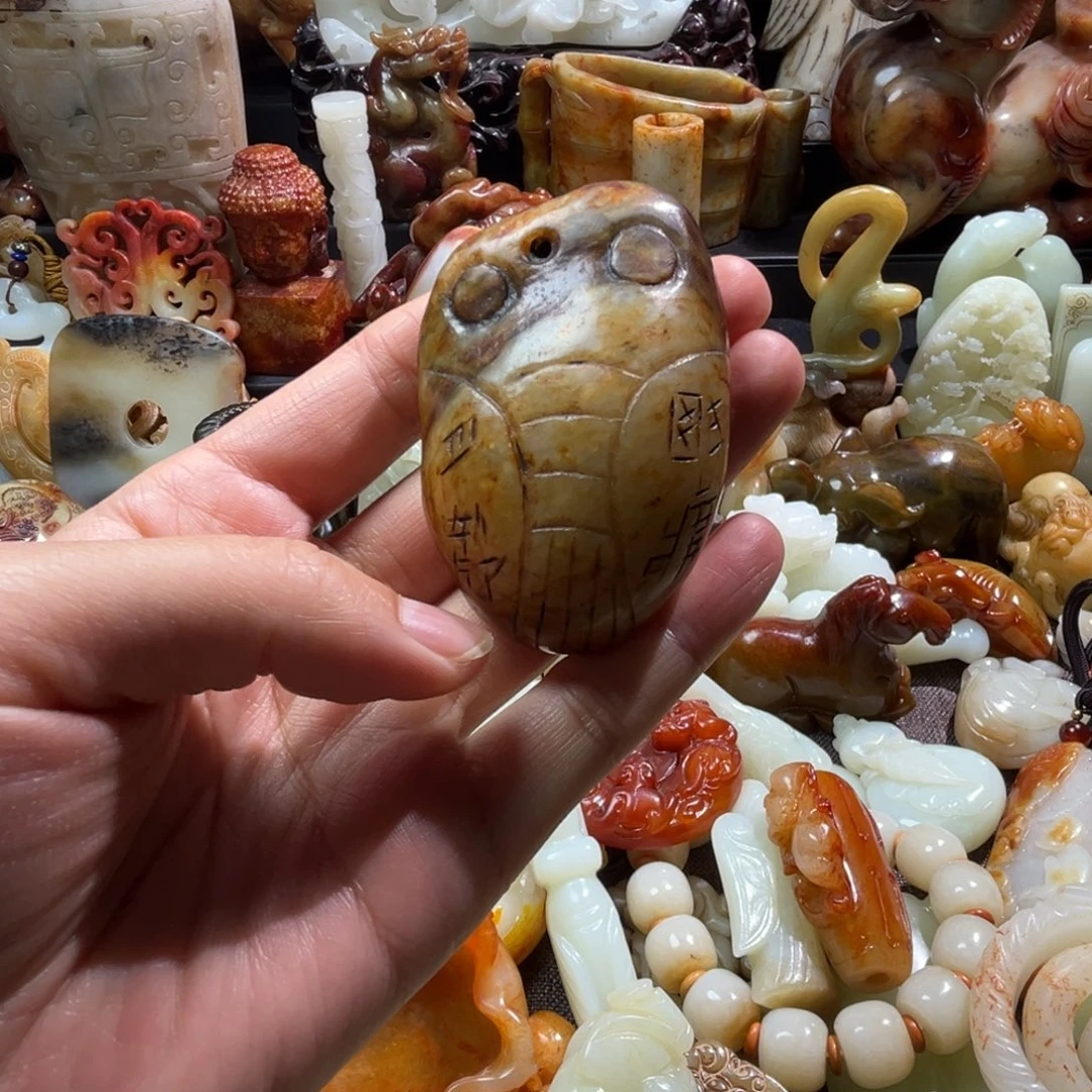 和田玉未镶嵌挂件