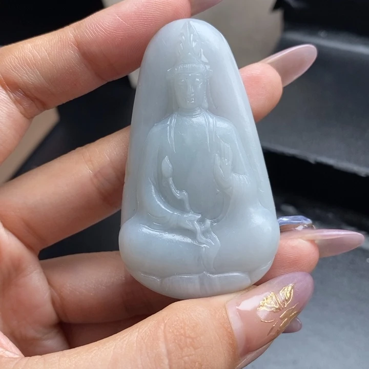未镶嵌定制翡翠观音