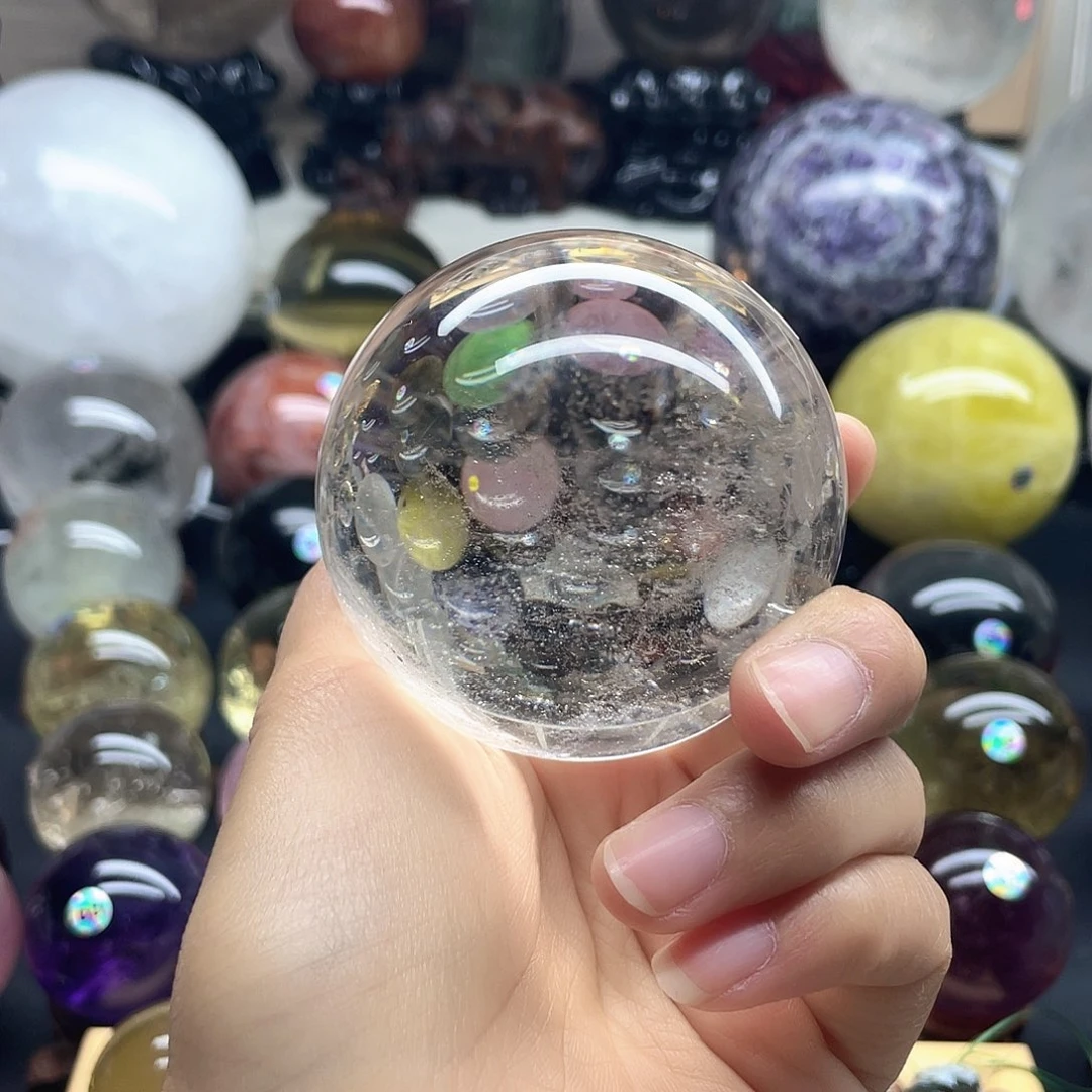 白水晶卡67A143未镶嵌水晶单****贝