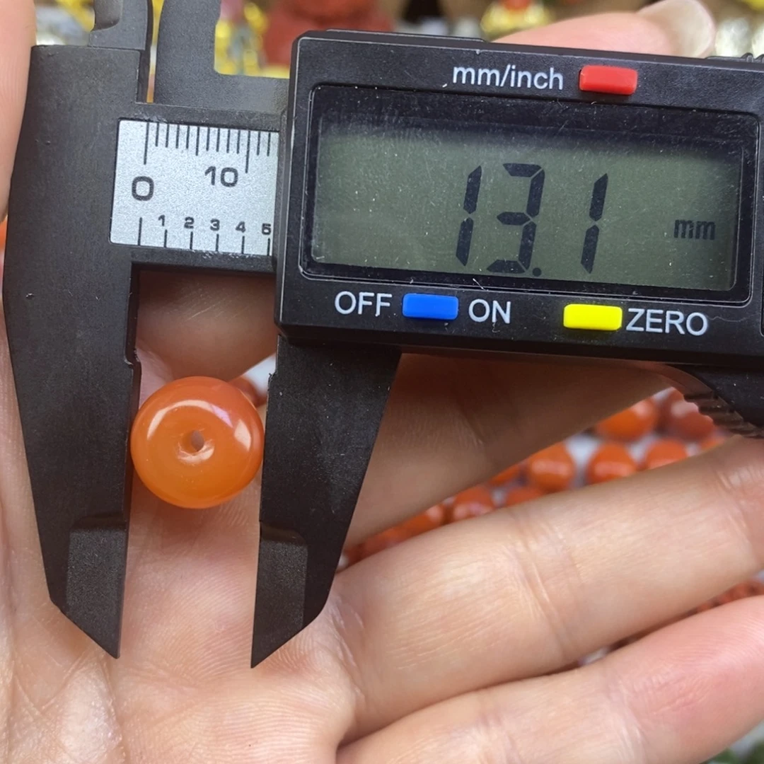 南红玛瑙未镶嵌单珠13mm