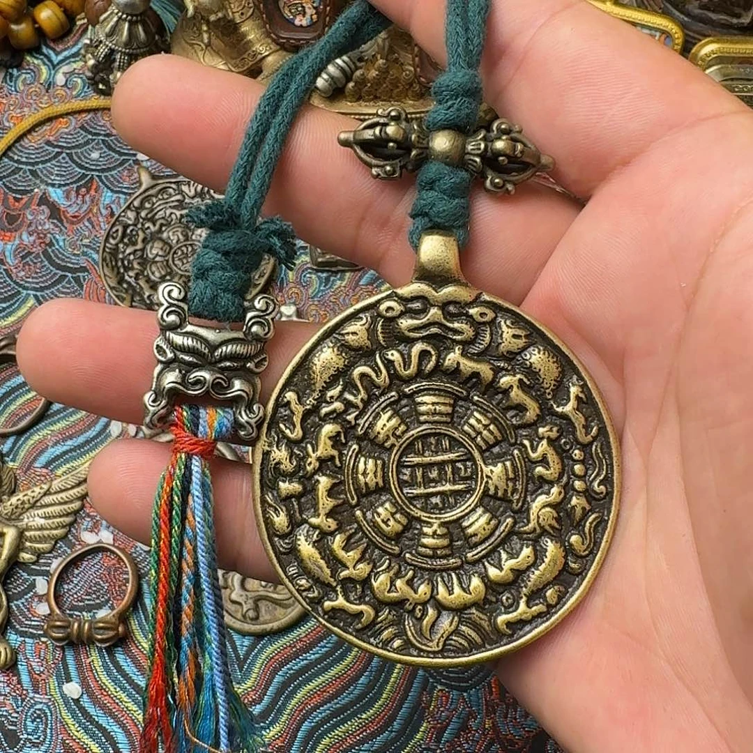 不***理藏式风格九宫八卦牌