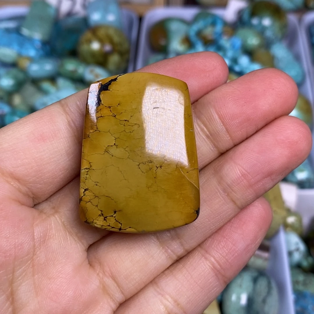 绿松石未镶嵌颈饰