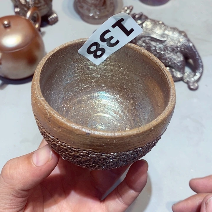 柴烧茶具陶瓷杯子