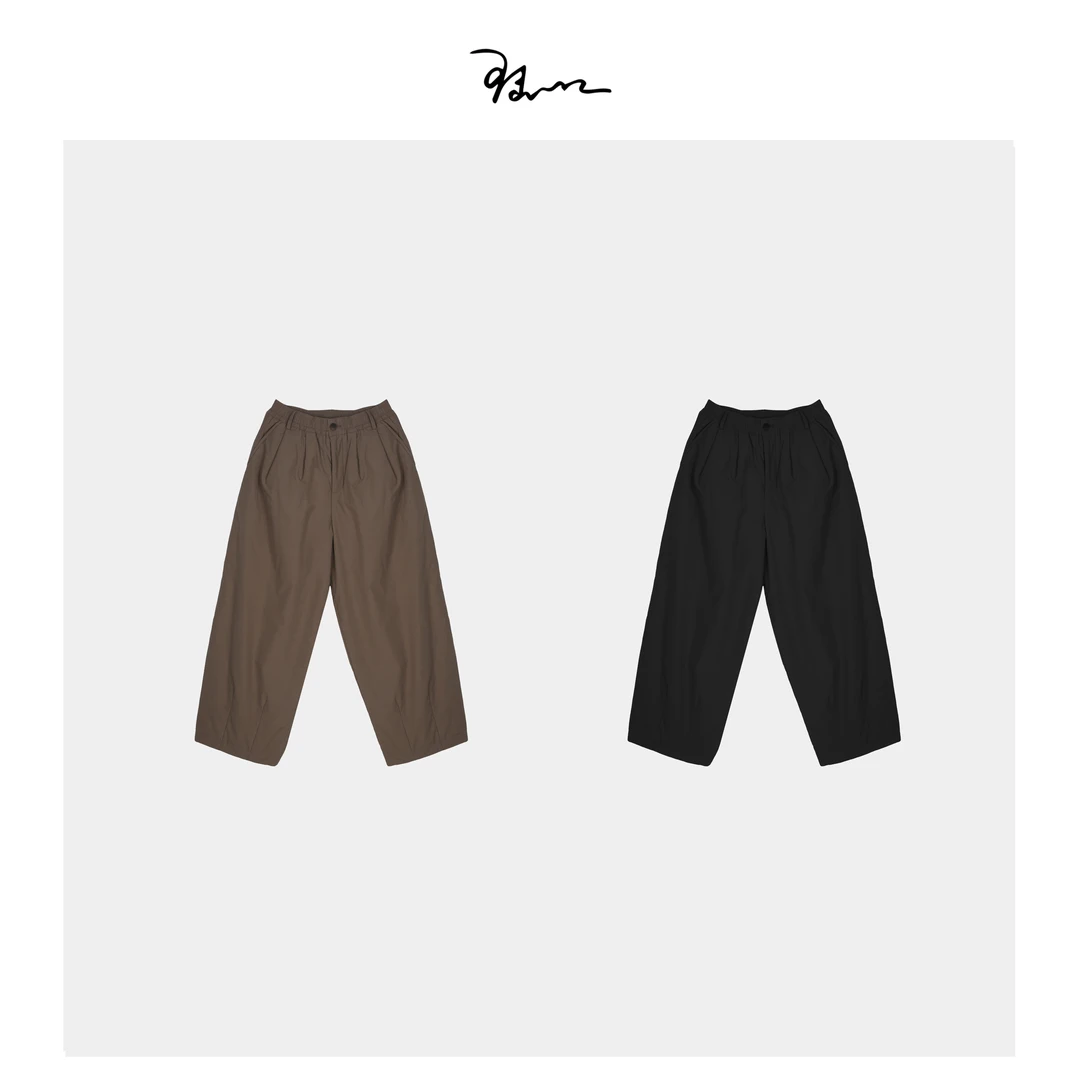 【见树】陆一口女装定制亲肤婴儿薄棉加厚保暖微茧宽松休闲直筒棉裤