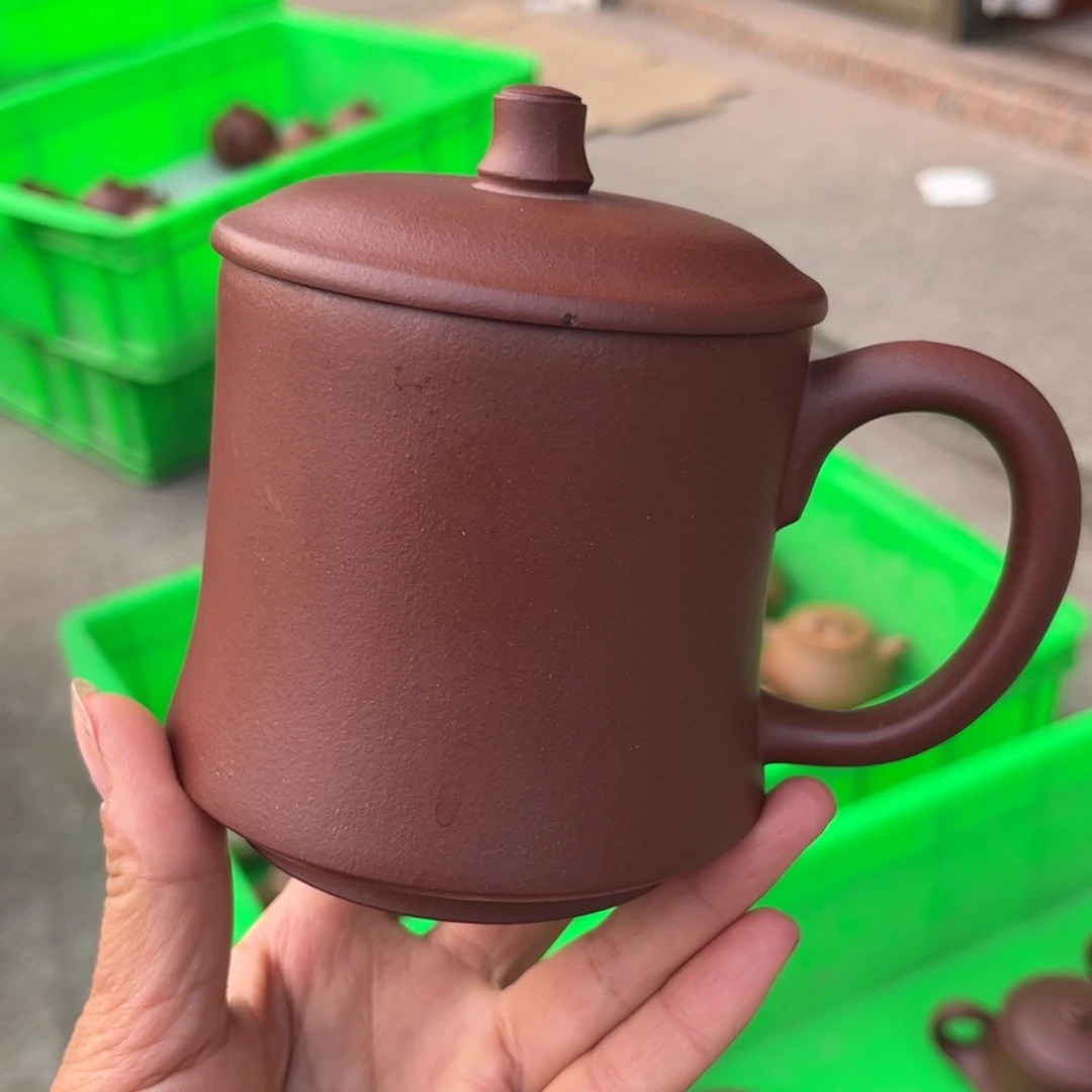 紫砂茶壶紫泥瑕疵的400cc不挑毛病