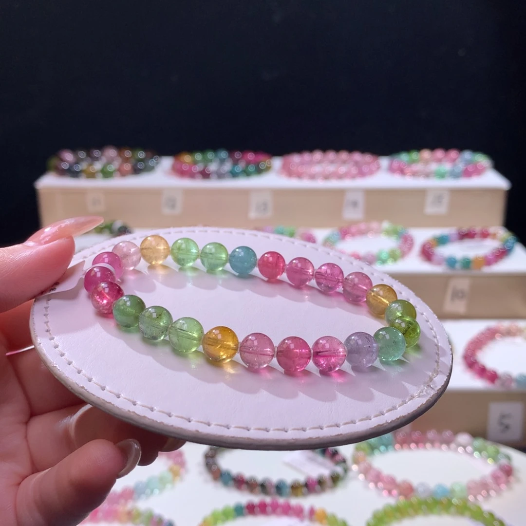 未镶嵌手链碧玺碧玺