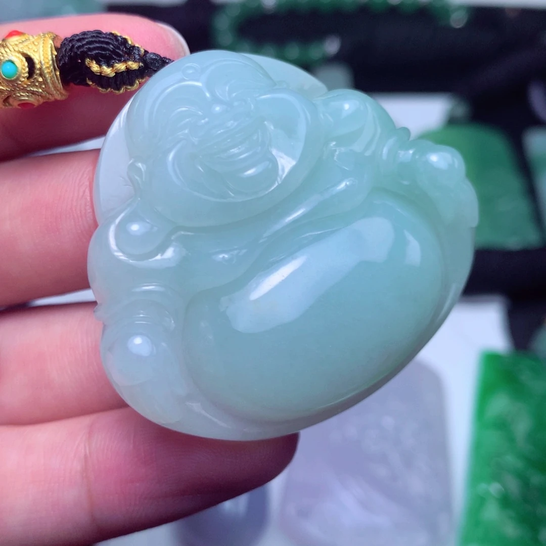 颈饰未镶嵌翡翠天然A货翡翠