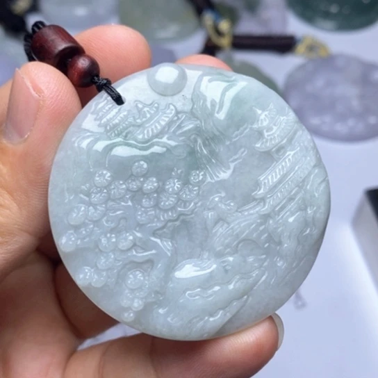 颈饰未镶嵌翡翠翡翠