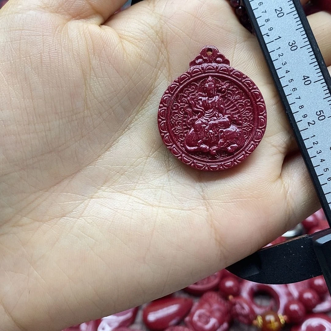 天然辰砂0000朱砂吊坠