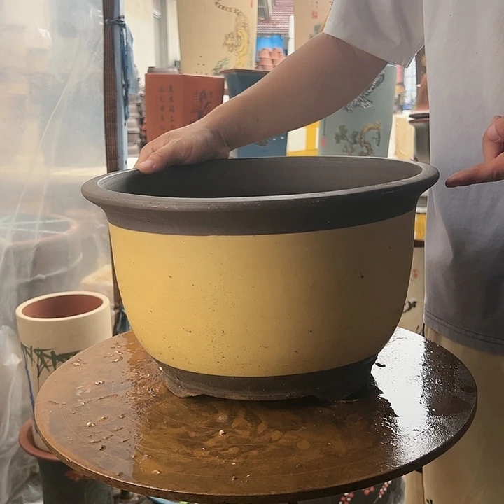 宜兴紫砂花盆花盆002